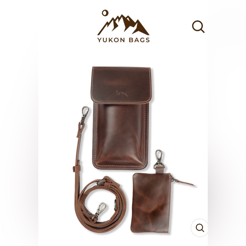 YUKON Leather Bag. Brand new!! Never used!!